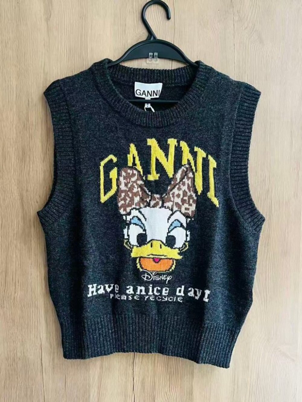 GANNI x Disney Daisy Duck Knit Sweater Vest
